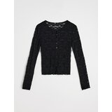 Sinsay Čipkasta bluza s dugim rukavima | shoptok.hr