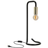 Candellux hera stona lampa crna zlatna 1X40W E14 | ePonuda.com