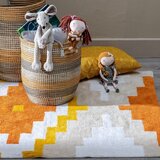 Ixia Narančasti periv pamučan tepih 100x135 cm Azteca – | shoptok.hr