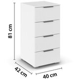 Rauch Möbel NOČNA OMARICA, bela | Shoptok.si