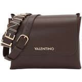 Valentino Torba za čez ramo 'ALEXIA' temno rjava / zlata Cene