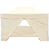 Šator za svadbe - šator za zabave Krema 291 x 431 x 315 cm Oxford tkanina - Krema s 4 bočna zida Da | shoptok.hr