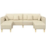 SOFA s jastukom 3 pcs Krema tkanina | shoptok.hr