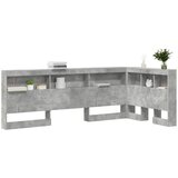  Skladišno uzglavlje Betonski sivi 90 cm Konstruirano drvo | shoptok.hr