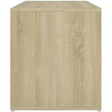  Klupa za hodnik 80 x 40 x 45 cm boja hrasta konstruirano drvo | shoptok.hr
