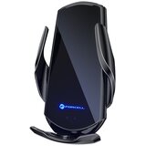 forcell auto držač s bežičnom punjenjenjem sa automatskim senzorom + magnetski adapteri HS1 15W crni | Eponuda.ba