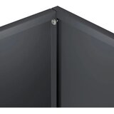  Vrtna saksija Antracit 20 x 20 x 50 cm Čelična vrata - Antracit 20 x 20 x 50 cm 1 | shoptok.hr