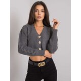RUE PARIS Sweater-LC-SW-A4.40X-Dark Grey Cene