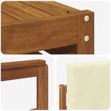  Set vanjskih sofa 11 kom. Bijela i krem Poliester | shoptok.hr