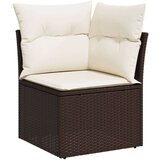 vidaXL 9-dijelni set vrtnih sofa s jastucima poliratan smeđi | shoptok.hr