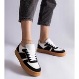 Gemre Black lace-up platform sneakers Felicita | Shoptok.si