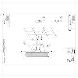  Sollux SL.1634 - Zidno svetlo KARBON 2xGU10/10W/230V narandžasta | Eponuda.com