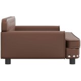  Dječja fotelja smeđa 90x53x30 cm od umjetne kože Slike