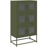 Maison Chic Komoda - Predalnik Olive Green 68x39x123 cm Jeklo, (21716983) Cene