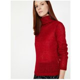 Koton Women's Red Turtleneck Sweater Cene