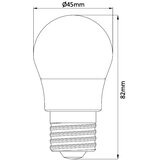 Braytron led žarulja E27 5 w 400 lm 3000 k G45 | shoptok.hr