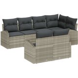  Vrtni Kavč Set Set 7 Svetlo siva Ratan Vrtni Kavč Set, (22094125) | Shoptok.si