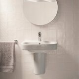 Roca A325996000 Optica 50 x 42 cm stenski keramični umivalnik z odprtino za armaturo | Shoptok.si