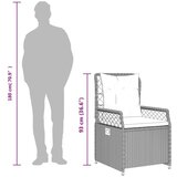  9-dijelni vrtni blagovaonski set s jastucima crni od poliratana | shoptok.hr