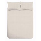 Catherine Lansfield Bež enojna posteljnina 135x200 cm Bamford Gingham Check – | Shoptok.si