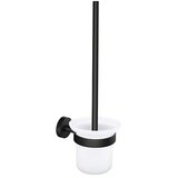 Tesa Moon Garnitura z WC ščetko (Z nosilcem, Kovina, Črna) | Shoptok.si