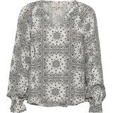 Cream Bluza 'Felicia' siva / bela | Shoptok.si