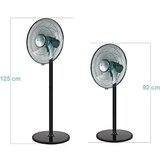 BE COOL Ventilator s podstavkom 2v1, 40 cm, črn | Shoptok.si