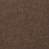 vidaXL klop s prostorom za shranjevanje 116 cm rjav poliester, (20772351) | Shoptok.si