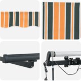  Retraktilna tenda z Zelena in rumena 600 × 350 cm blago - - Zelena - 53.51 - 600 x 350 cm - | Shoptok.si