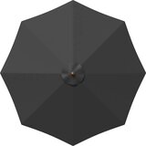  Vrtni suncobran Ø 300 x 248 cm Čvrsto drvo eukaliptusa Antracit | shoptok.hr