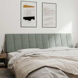  Jastuk za uzglavlje Hanko svjetlosivi 200 cm baršunasti | shoptok.hr