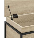 vidaXL Škatla s pokrovom sonoma hrast 60x40x51,5 cm inženirski les | Shoptok.si