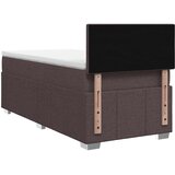  Boxspring krevet s madracem Tamno smeđa 90 x 200 cm Tkanina | shoptok.hr