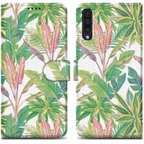 Cadorabo Ohišje, združljiv s Samsungom - Design Green Rainforest št. 8 - Zaščitni pokrov z magnetnim zapiranjem, funkcijo stojala in režo za kartico, (20591920) Cene