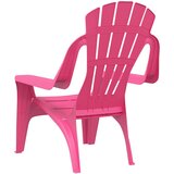  Vrtne stolice za djecu 2kom ružičaste 37x34x44cm PP izgled drva | shoptok.hr
