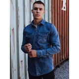 DStreet Koszula męska jeansowa niebieska | shoptok.hr