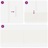  Ograda oko Travnjaka 10 pcs Bijelo 100 x 0,05 x 30 cm | shoptok.hr