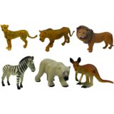  Africa Wildlife Figurine Set Kangaroo Zebra | Shoptok.si
