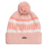 Superdry pletena ženska pom-pom kapa Cene