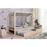 MID.YOU Raztegljiva Postelja Soccer, Pravi Les, 90x200cm | Shoptok.si