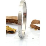 By Harmony Women's White Steel Bracelet | Shoptok.si