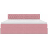  s od storage s uzglavljem Ružičasta 200 x 200 cm Baršun | shoptok.hr
