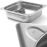 Hendi kitchen line gn 2/3 jeklena posoda, višina 65 mm - 806227, (21384130) Cene