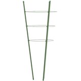  Kolci za vrtne biljke s 3 prstena 5 kom zeleni 45 cm čelični | shoptok.hr