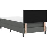  Krevet s opruga kutije Tamno siva 100 x 200 cm tkanina | shoptok.hr