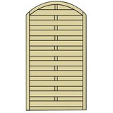 Element vrtna drvena ograda (dimenzije &scaron; x v: 100 x 180/157 cm, s lukom) cijene