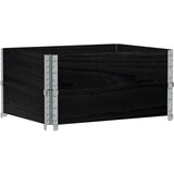  Vrtna sadilica crna 80x60 cm od masivne borovine | Eponuda.com