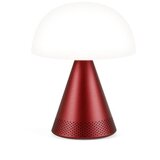 Lexon MINA L AUDIO prijenosna lampa s Bluetooth zvučnikom - Tamno Crvena | shoptok.hr