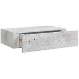  Zidna polica s ladicom siva boja betona 40 x 23,5 x 10 cm MDF | Eponuda.com