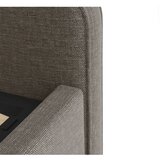 Micadoni Sivi tapecirani bračni krevet s podnicom 160x200 cm Eda – | shoptok.hr